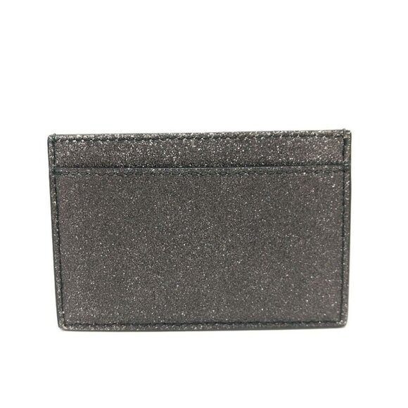 BALENCIAGA 392126 Logo glitter Card holder Business card holder Card Case Le... - Picture 7 of 16